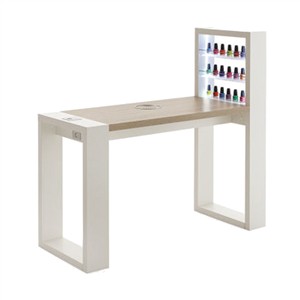 שולחן לבנייה איטלקי + סטנד מואר ללקים